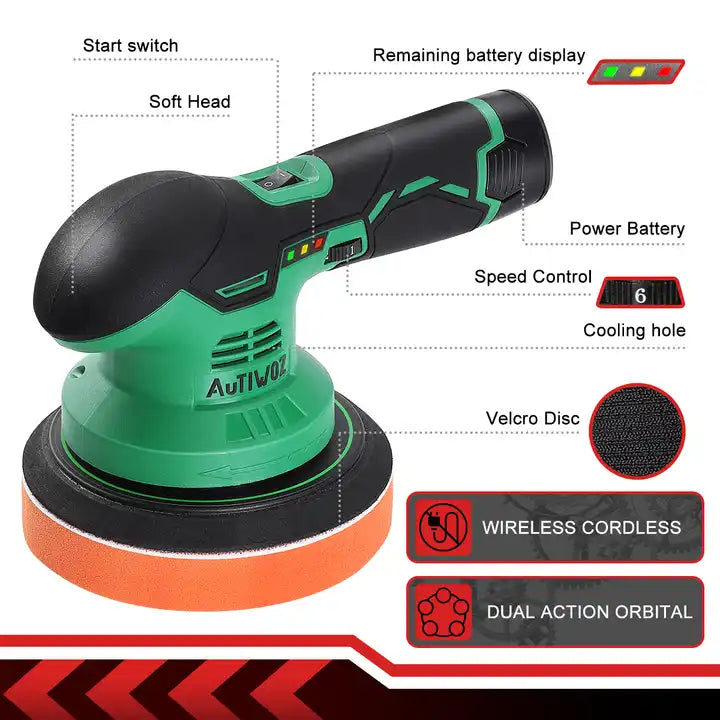 Dual Action Cordless - Pulidora