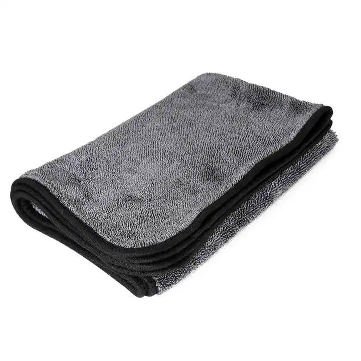 Microfibra gruesa y absorbente. Grande gris
