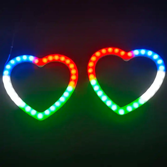 Ojo de Ángel forma de corazón RGB