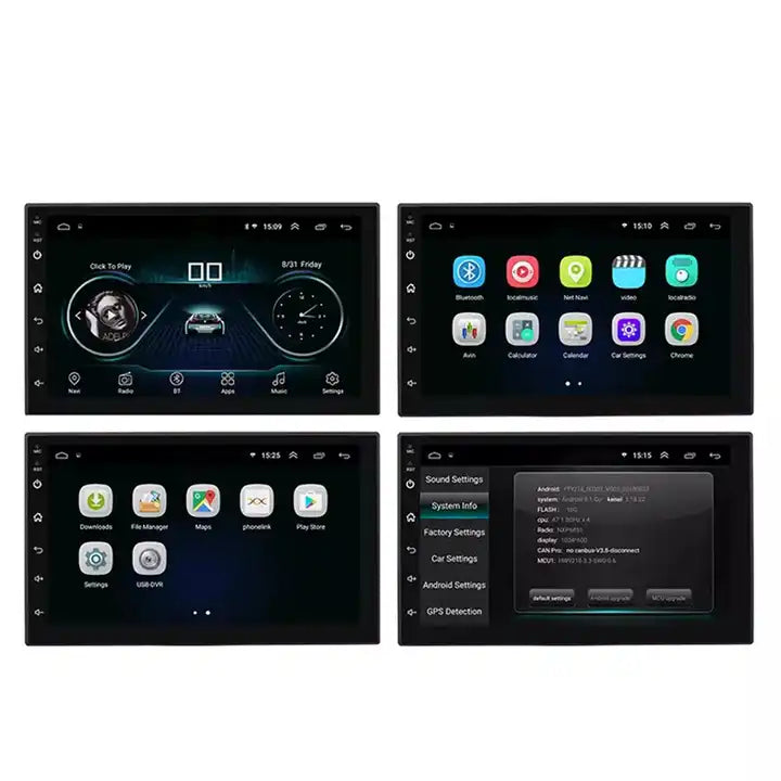 Reproductor de dvd Universal para coche, sistema de navegación GPS integrado
